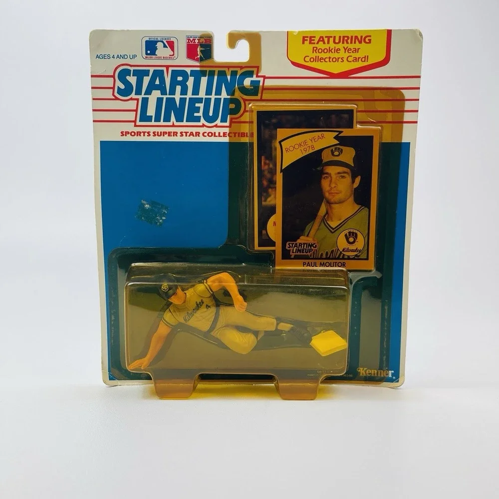1990 Starting Lineup MLB Baseball Paul Molitor Milwaukee Brewers Action Figure